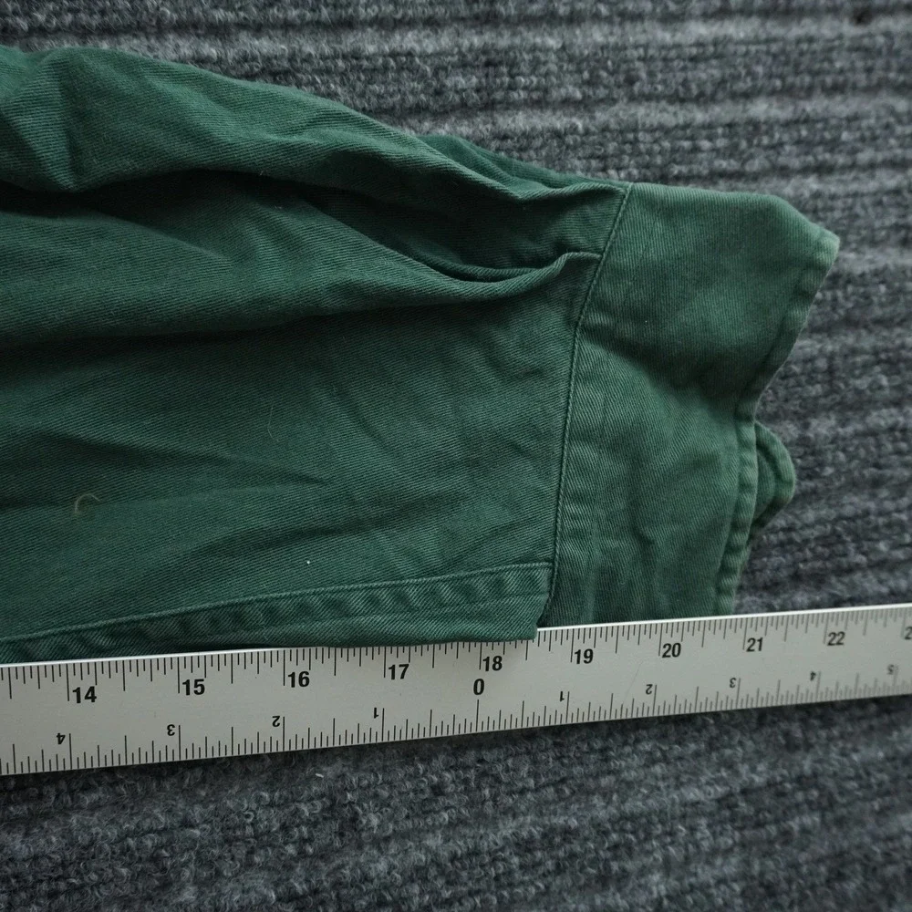 Vintage Polo Ralph Lauren Button Down Shirt L Green Blaire Cotton Long Sleeve